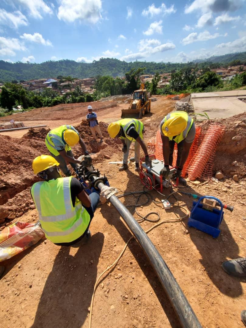 Piping at Tetrem resettlement project